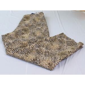 Investments Brand Womens Ankle Pants Size 18 Slimming Snakeskin Print NWT